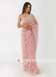 Light Pink Net Saree