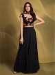 Adorable Georgette Black Lehenga Choli With Dupatta