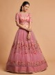 Festive Wear Pink Color Lehenga Choli