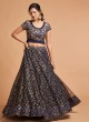 Reception Wear  Lehenga Choli For Sequins Work