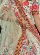 Art Silk Floral Printed Lehenga Choli In Off White