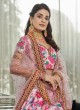 Light Pink Floral Printed Trendy Lehenga Choli