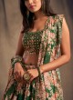 Wedding Wear Flower Printed Lehenga Choli