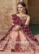 Rubber Print Silk Lehenga Choli