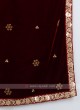 Maroon Dupatta For Groom