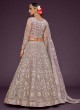 Lavender Blush Soft Net Embroidered Designer Lehenga Choli