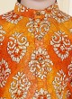 Shaded Color Printed Readymade Kurta Pajama In Cotton