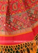 Resham Work Silk Saree