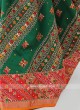 Resham Work Silk Saree