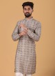 Green Printed Kurta