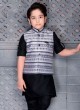 Printed Nehru Jacket Set For Boys