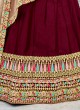 Wedding Wear Maroon Lehenga Choli