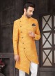 Stylish Mustard Yellow Indo-Western