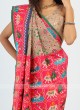 Patola Work Silk Saree