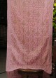 Velvet Groom Wear Pink Dupatta, Safa And Mojari