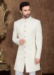 Off-White Lucknowi Work Indo-Western