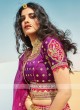 Purple And Deep Pink Lehenga Choli