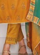 Shagufta Pant Style Mustard Salwar Kameez