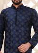 Blue Kurta Pajama In Art Silk