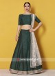 Bottle Green Wedding Lehenga Choli