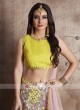 Unstitched Flower Work Lehenga