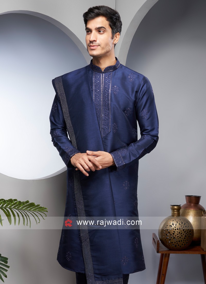 Mens kurta discount pajama with dupatta