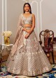 Gorgeous Gold Color Lehenga Choli With Beautiful Sequins