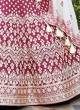 Onion Pink Lehenga Choli Embellished With Sequins