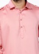 Pathani Suit For Men In Light Pink Color