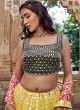 Sequins Work Floral Motifs Lehenga Choli