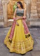 Sequins Work Floral Motifs Lehenga Choli