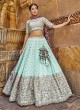 Sequins Work Georgette Fabric lehenga Choli