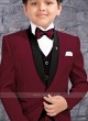 Boys Maroon Wedding Suit