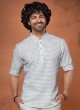 Readymade Kurta For Mens In Off White