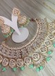 Wedding Wear Necklace Set With Maang Tikka