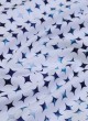 Star Look Digital Print White Shirting Fabric