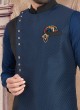 Cowl Style Nehru Jacket Set