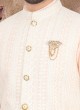 Lucknowi Work Nehru Jacket Set