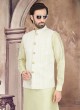 Lucknowi Work Nehru Jacket Suit