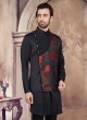 Black And Red Nehru Jacket