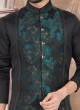 Art Silk Nehru Jacket Set