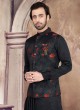 Attractive Black Color Nehru Jacket Suit