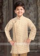 Boys Cream Kurta Pajama