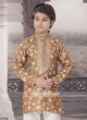 Brown & White Kurta Pajama