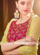 Attractive Yellow & Pink Net Lehenga Choli