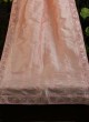 Peach Silk Dupatta For Wedding Wear