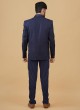 Blue Wedding Wear Suit For Men