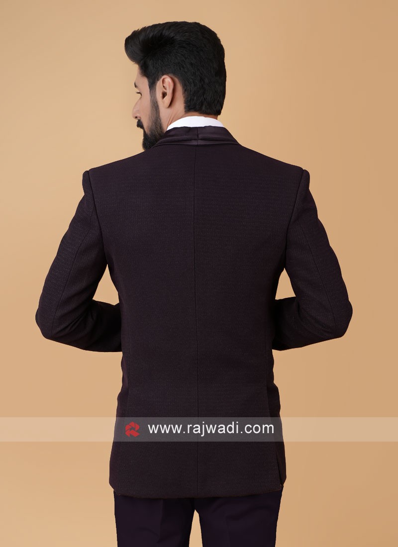 Wine Reception Wear Coat Suit For Men