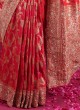 Banarasi Silk Red Designer Bridal Saree