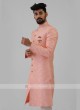 Silk Sherwani In Pink